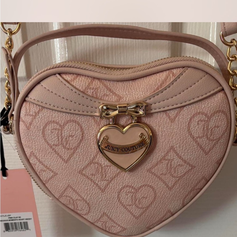 Juicy Couture Blush Heart Crossbody Bag